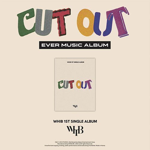 WHIB - 1ST SINGLE ALBUM [CUT-OUT] EVER MUSIC ALBUM Ver. Kpop Album - Kpop Wholesale | Seoufly