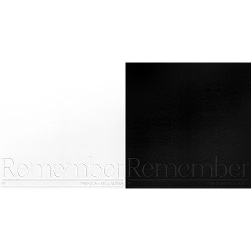 WINNER - Remember [3RD FULL ALBUM] Kpop Album - Kpop Wholesale | Seoufly