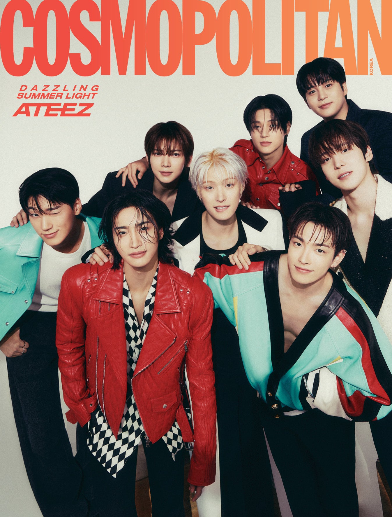 COSMOPOLITAN - [2024, July] - Cover  ATEEZ COVER A