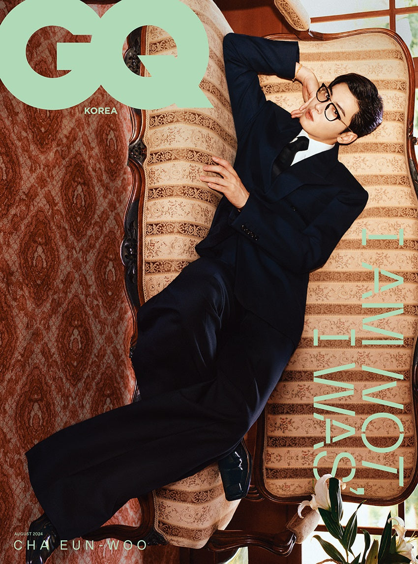 GQ KOREA - [2024, August] - Cover : Cha Eun Woo COVER A