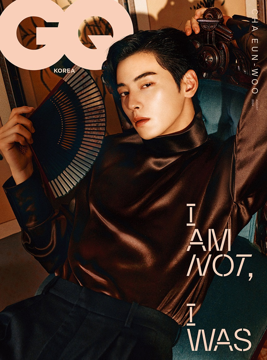 GQ KOREA - [2024, August] - Cover : Cha Eun Woo COVER B