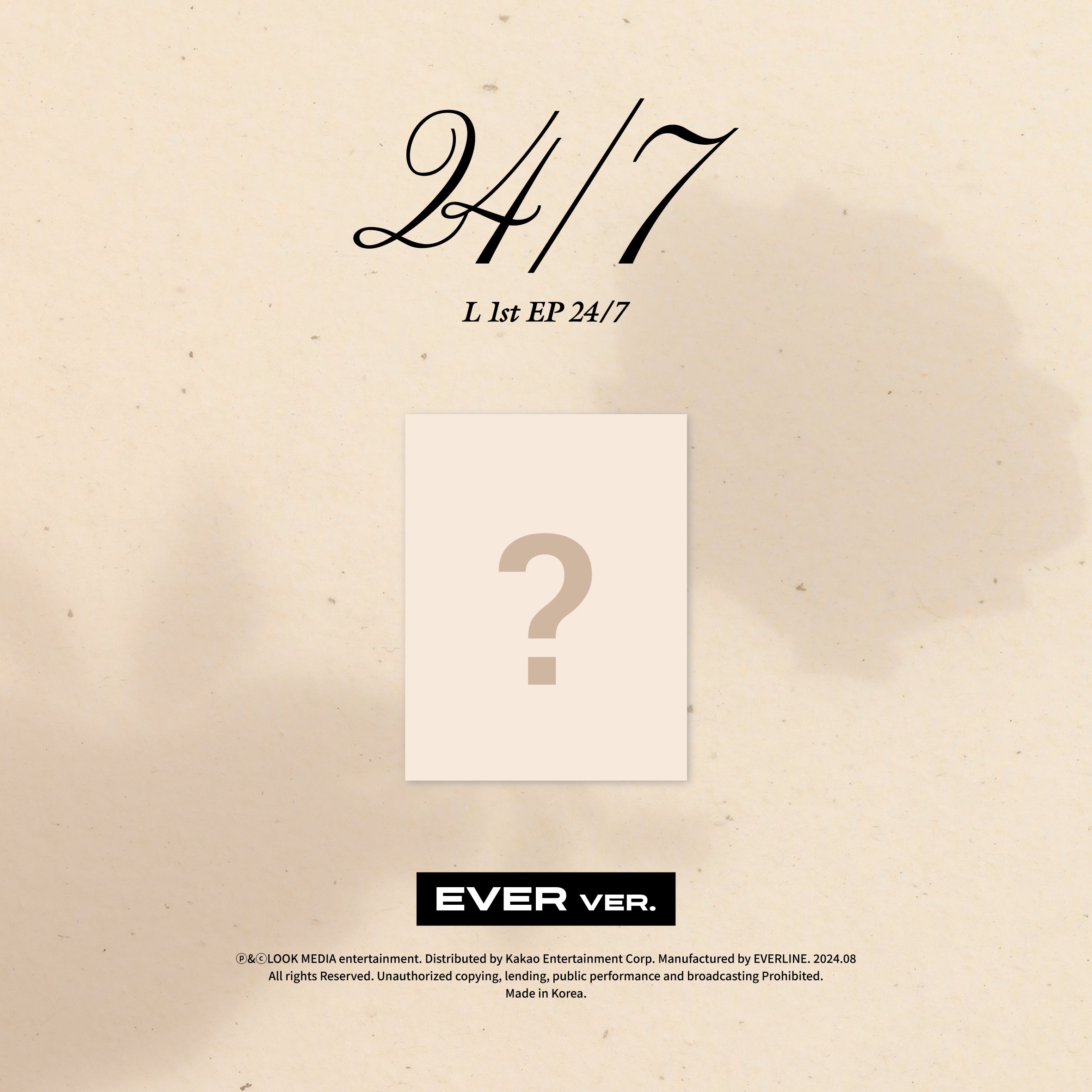 L - 1st EP [24/7] EVER Ver.