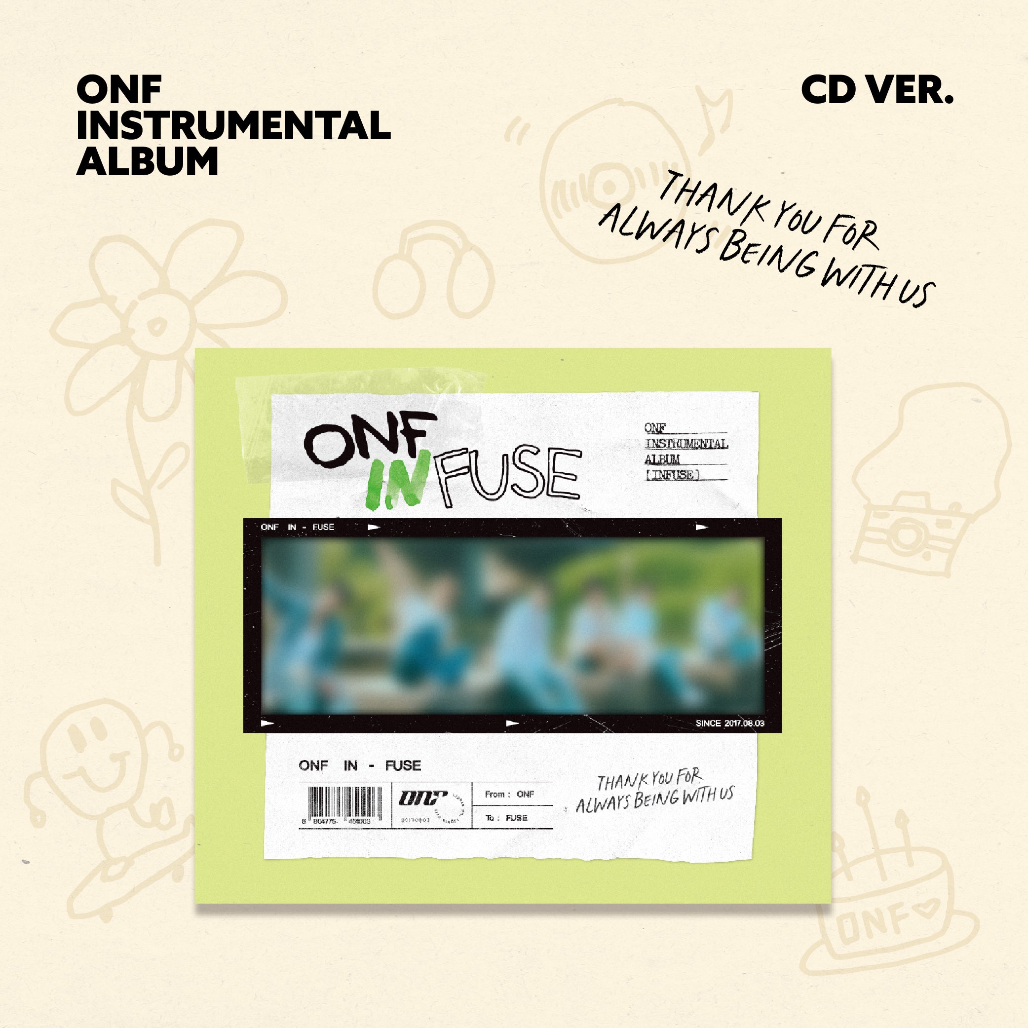 ONF - INSTRUMENTAL ALBUM [INFUSE] CD Ver.