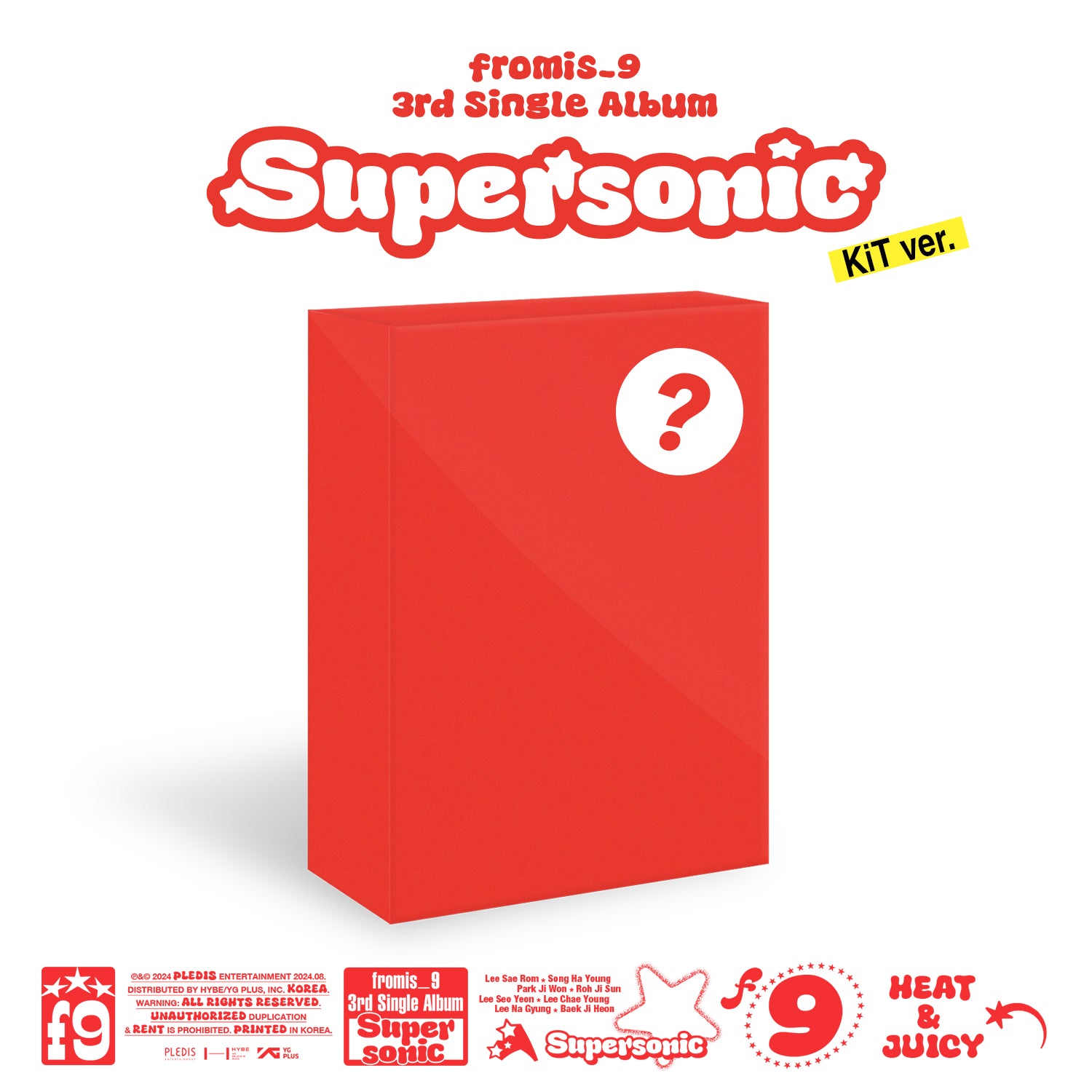 fromis_9 - 3rd Single Album [Supersonic] KiT Ver.