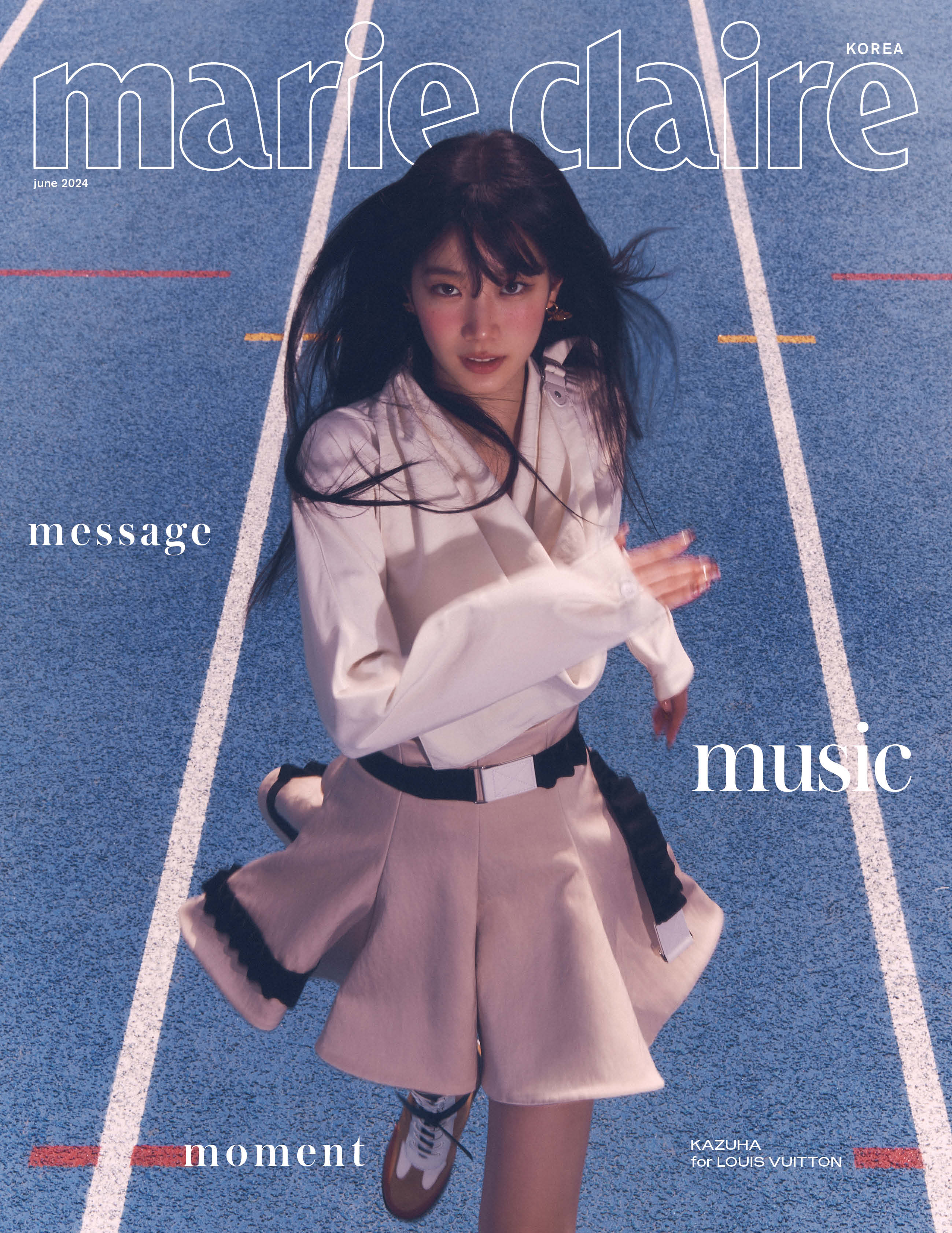 marie claire - [2024, JUNE] - Cover : LE SSERAFIM KAZUHA COVER B