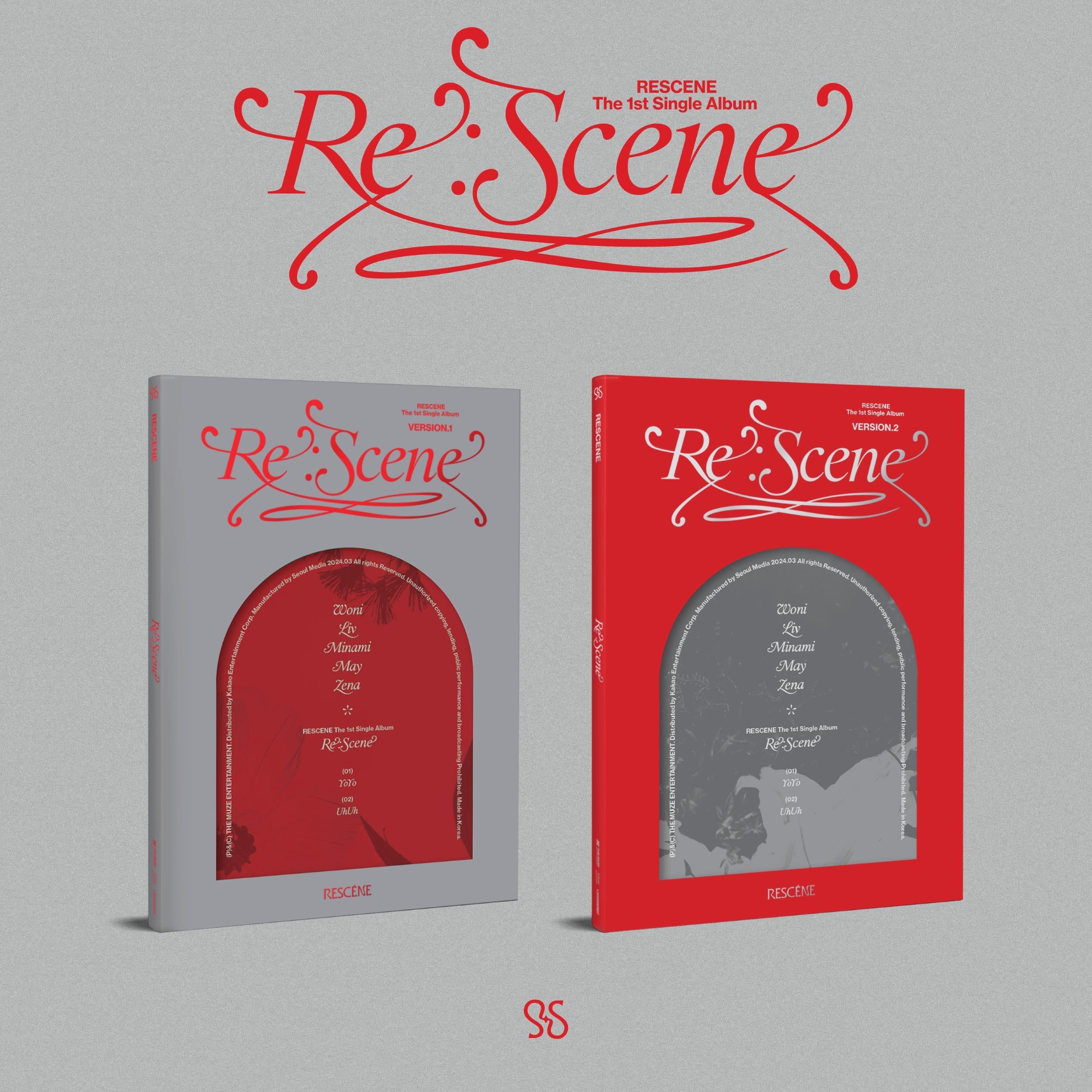 RESCENE - 1ST SINGLE ALBUM [Re:Scene] Kpop Album - Kpop Wholesale | Seoufly