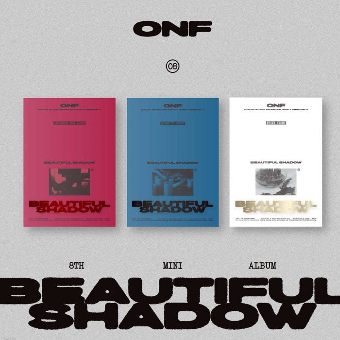 ONF - 8TH MINI ALBUM [BEAUTIFUL SHADOW] Kpop Album - Kpop Wholesale | Seoufly