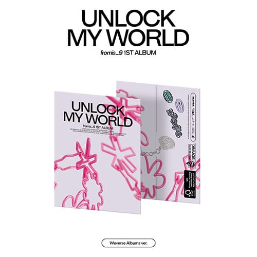 fromis_9 - 1ST ALBUM [UNLOCK MY WORLD] WEVERSE ALBUMS Ver. Kpop Album - Kpop Wholesale | Seoufly