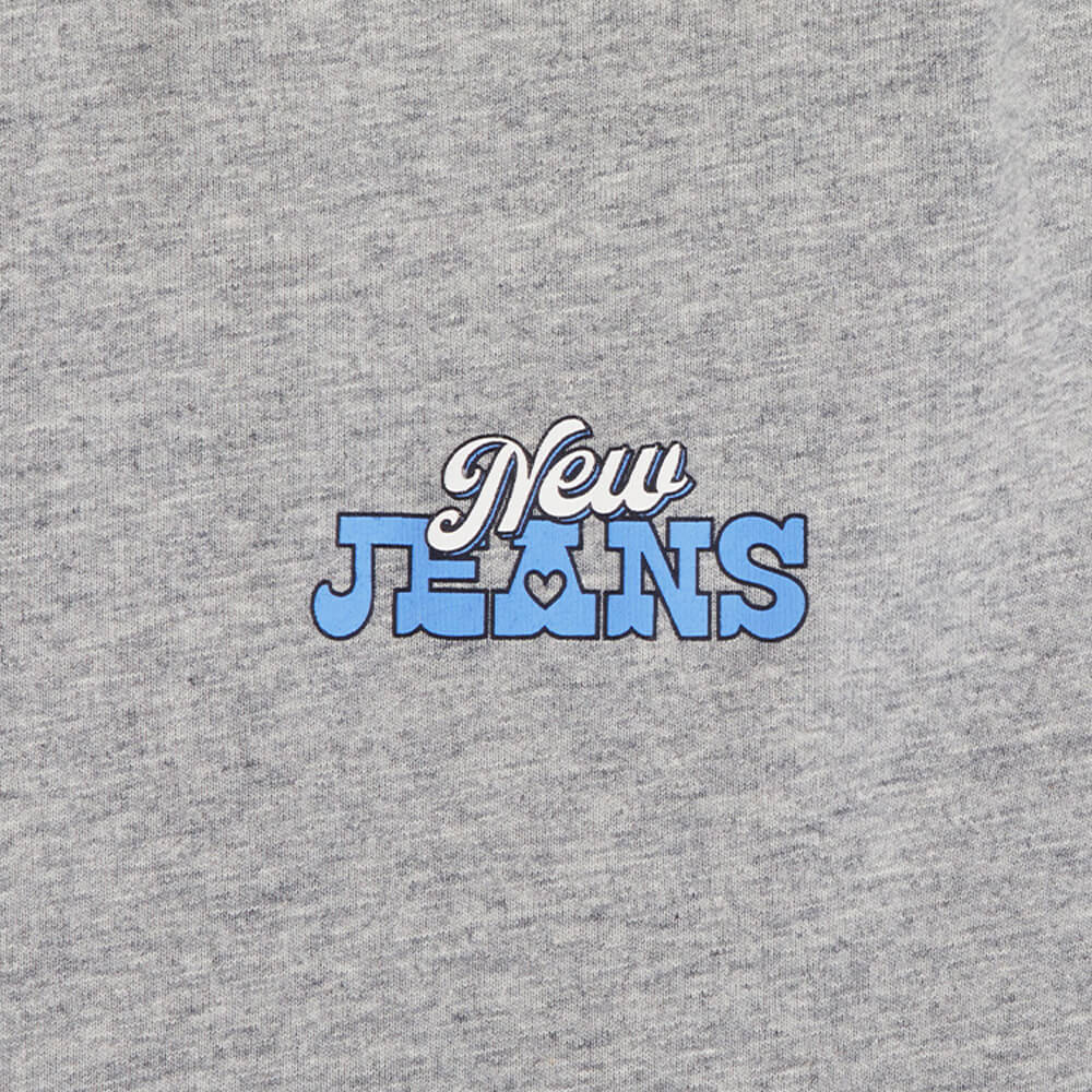 NewJeans Get Up Short Sleeve T-Shirt (Melange) Apparel - Kpop Wholesale | Seoufly